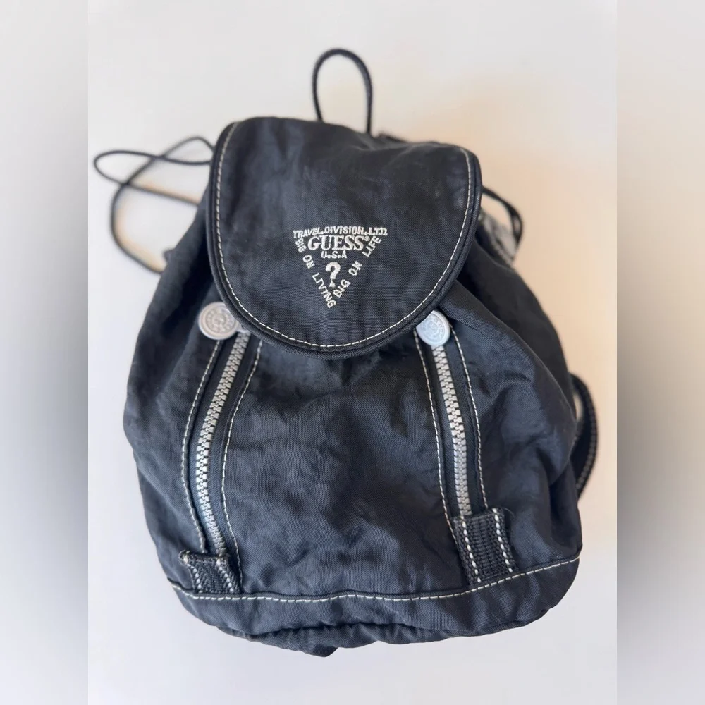 guess usa mini backpack Factory Pearlman Nylon Logo The eye Guess Factory Evan Color-Block Mini